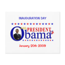 Obama Inauguration Day Postcard by inauguration_2009 Obama Inauguration Day Postcard