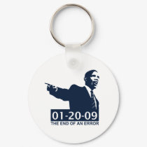 Obama Inauguration End of an Error keychains by SoCalTeeShirts Obama Inauguration End of an Error keychains