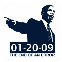 Obama Inauguration End of an Error posters