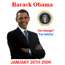 Obama Inauguration - Got Change? - Ladies t-shirts