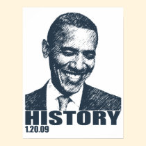 Obama Inauguration History 1/20/09 posters