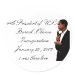 Obama Inauguration( i was there live) 2009 Sticker