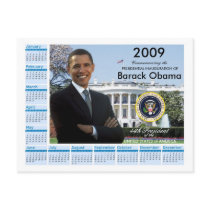 Obama Inauguration - Keepsake Calendar 2009 Postcards