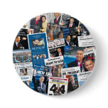 Obama Inauguration Newspaper Button