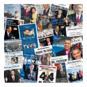 Obama Inauguration Newspaper Poster posters by democrattotheend Obama Inauguration Newspaper Poster posters