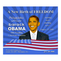 Obama Inauguration - Philadelphia Welcome Poster posters by inauguration_2009 Obama Inauguration - Philadelphia Welcome Poster posters