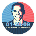 Obama Inauguration Portrait New Day in America