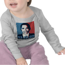 Obama Inauguration Portrait New Day in America Shirt