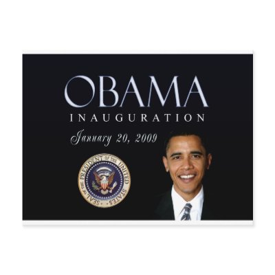 Obama inauguration postcards by aslentz