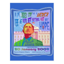 Obama Inauguration Postcard