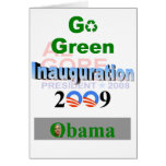 Obama Inauguration, Recycled Gore '08 Greeting Cards