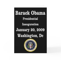 Obama Inauguration Souvenir Collectors cards
