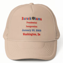 Obama Inauguration Souvenir Collectors hats
