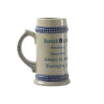 Obama Inauguration Souvenir Collectors Stein Coffee Mugs