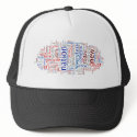Obama Inauguration Speech Tagcloud hats
