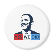 Obama Inauguration Yes We Did magnets