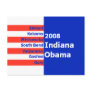 Obama INDIANA Postcard
