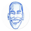 Obama Ink1 stickers by bandgard Obama Ink1 stickers