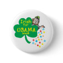 Obama Irish St. Patrick's Day buttons
