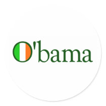 Obama Irish stickers