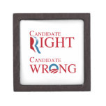 OBAMA IS CANDIDATE WRONG PREMIUM KEEPSAKE BOX