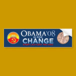OBAMA IS FOR YOUR CHANGE Bumper Sticker bumper stickers