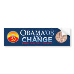 OBAMA IS FOR YOUR CHANGE Bumper Sticker
