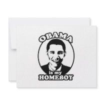Obama is my homeboy invitations