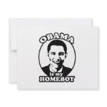Obama is my homeboy custom invites