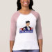 Ladies 3/4 Sleeve Raglan (Fitted)