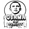 Obama is my homeboy t-shirts by Famoushomeboy Obama is my homeboy t-shirts