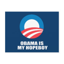 OBAMA IS MY HOPEBOY POST CARDS