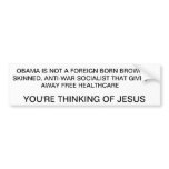 OBAMA IS NOT JESUS