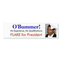 Obama is O'bummer - An unqualified no experience bumper stickers