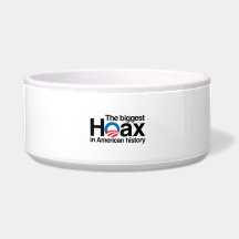 OBAMA IS THE BIGGEST HOAX IN HISTORY DOG WATER BOWLS