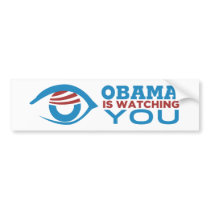 Obama is WATCHING YOU Obama Eye PRISM Bumper Stickers