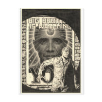 Obama is watching you.... postcards