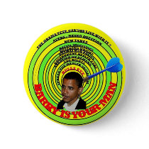 obama is your man pinback button