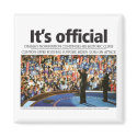 Obama: It's Official magnets