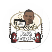 Obama Java Jumpstart stickers