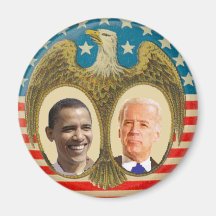Obama JBiden Retro Magnet