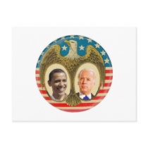 Obama JBiden Retro Postcard by samappleby Obama JBiden Retro Postcard