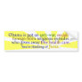 Obama & Jesus Bumper Sticker