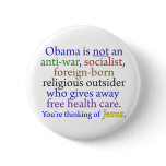 Obama & Jesus buttons