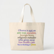 Obama & Jesus Canvas Bag