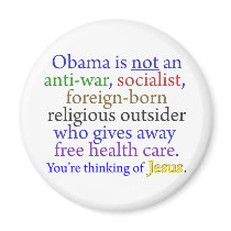 Obama & Jesus Magnets