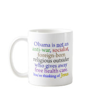 Obama & Jesus Mugs