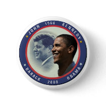 Obama JFK Button