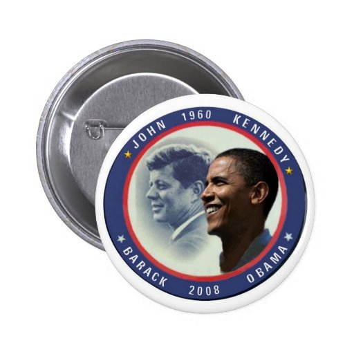 Obama JFK Button