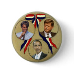 Obama/JFK/RFK Trigate Retro Button